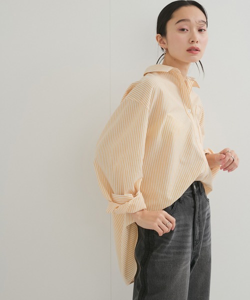LE CERCLE par rope' ブラウス シャツ ストライプシャツ レディース