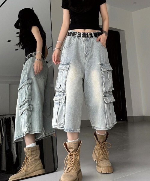 こむすけ　insgale ハーフデニム　M こむすけ insgale ハーフデニム M ジーンズ デニム デニムパンツ