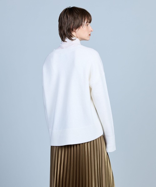 N.O.R.C Vネックニット S サックスブルー レディース : ZOZOTOWN Yahoo