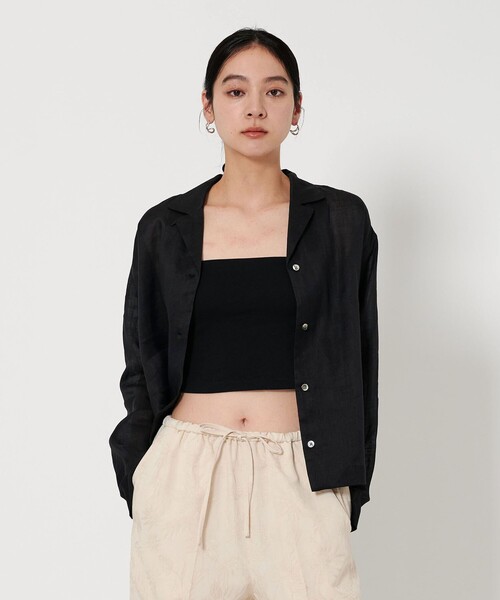 BEAUTY＆YOUTH UNITED ARROWS ブラウス シャツ 麻 オープン