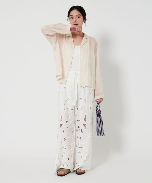 BEAUTY&YOUTH UNITED ARROWS - 【ももりさま専用】baserange サテンブラウス BEAUTY＆YOUTH UNITED ARROWS ブラウス シャツ 麻 オープン