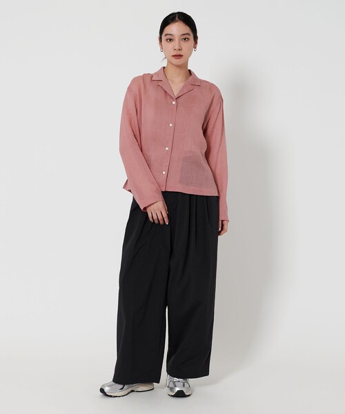 BEAUTY＆YOUTH UNITED ARROWS ブラウス シャツ 麻 オープン