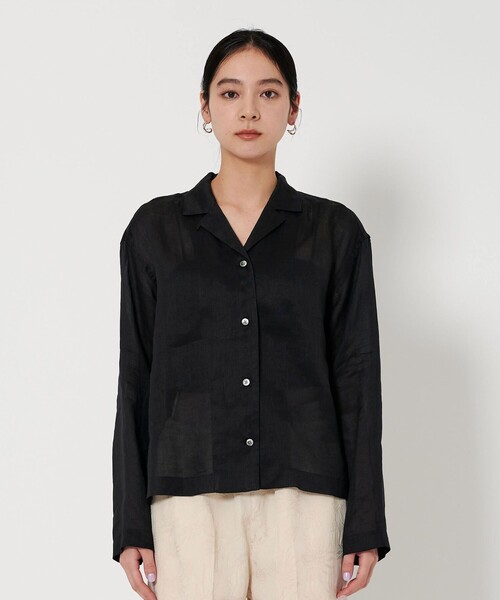 BEAUTY＆YOUTH UNITED ARROWS ブラウス シャツ 麻 オープン