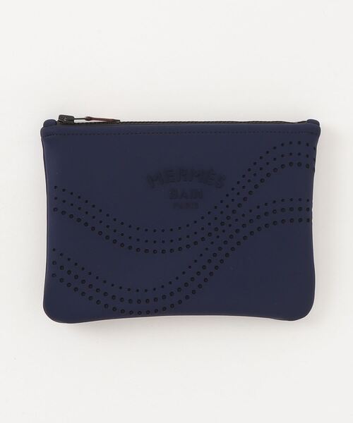 HERMESエルメス ポーチ ネイビー HERMES 「HERMES」 ポーチ - ネイビー レディース : ZOZOTOWN