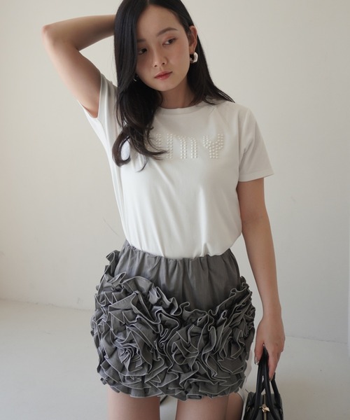 eimy istoire tシャツ パールロゴTシャツ レディース : ZOZOTOWN