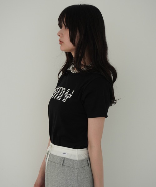 eimy istoire tシャツ パールロゴTシャツ レディース : ZOZOTOWN