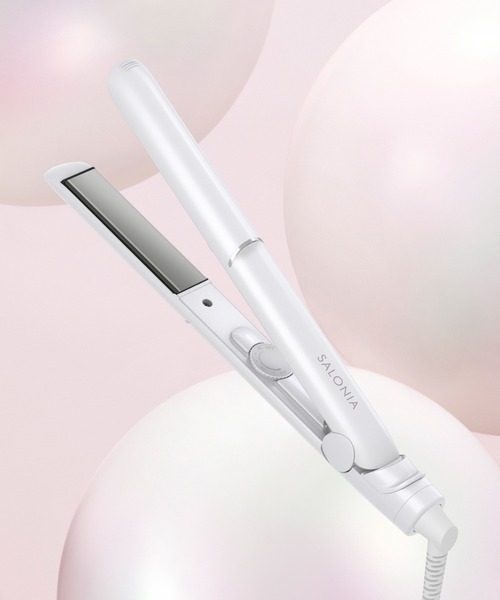 SALONIA サロニア グロッシーケア ストレート ヘアアイロン