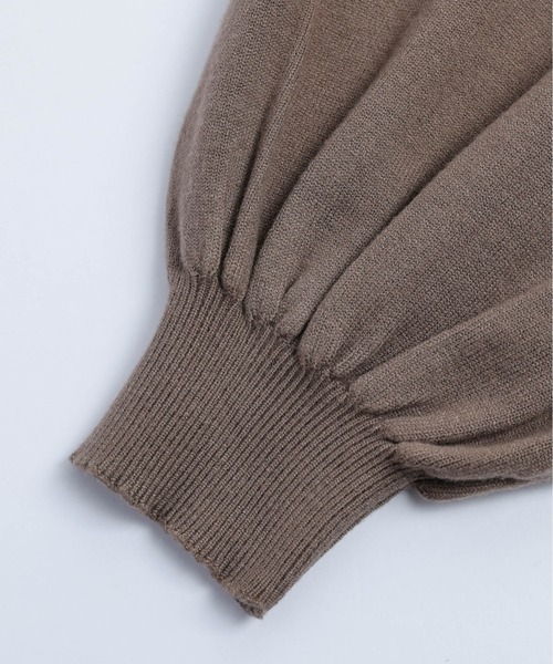 「AMELY」 「La-gemme」ニットワンピース フリー カーキ レディース_画像3