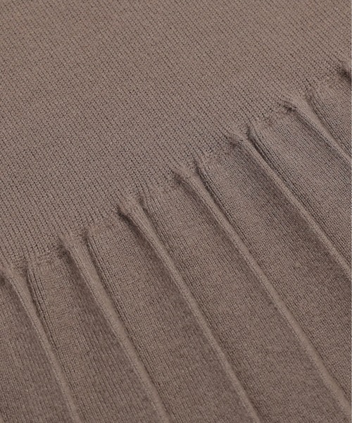 「AMELY」 「La-gemme」ニットワンピース フリー カーキ レディース_画像5