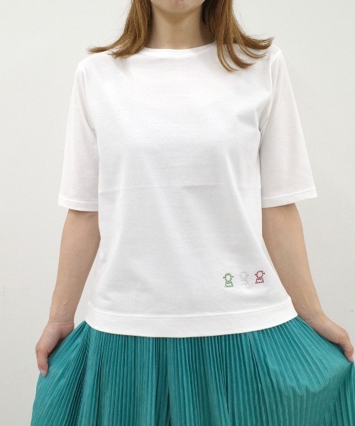 tシャツ 「オンラインストア・店舗限定商品」コットン１００％ＵＶ冷感半袖プルオーバー レディース