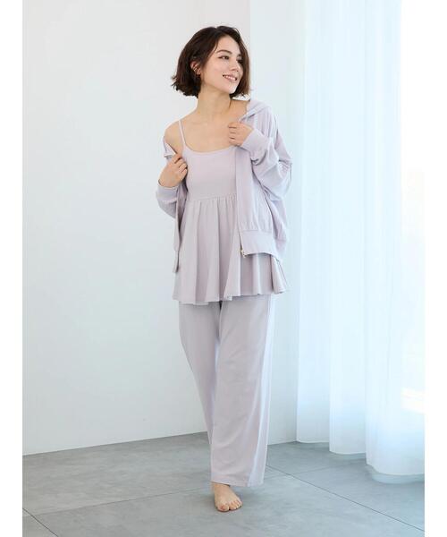 ててち  Te chichi（テチチ） パンツ ワンポイント刺繍ストレートイージー