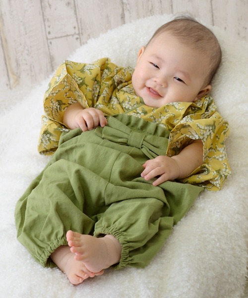 ベビー KIDS 袴セット 男の子 女の子 「野の花・すずらん・小花 全6柄