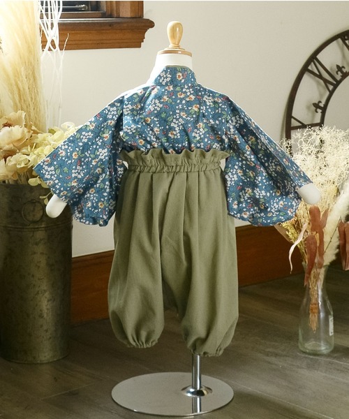 ベビー KIDS 袴セット 男の子 女の子 「野の花・すずらん・小花 全6柄