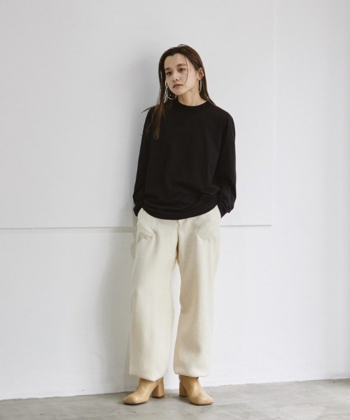 TODAYFUL ホワイト 長袖Tシャツ TODAYFUL 「TODAYFUL」 長袖カットソー FREE ホワイト