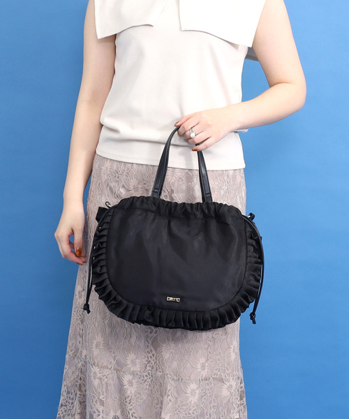 ＊お値下げ❣️【未使用】SMIR NASLI ショルダーバッグ＊ SMIR NASLI（サミールナスリ） ショルダーバッグ バッグ フリル巾着