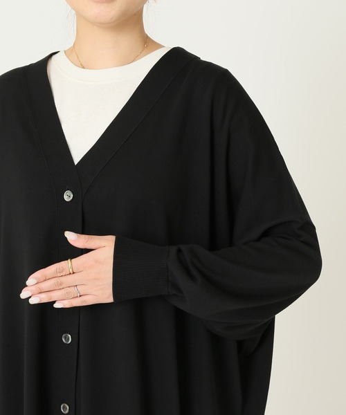 「JOURNAL STANDARD LUXE」 ニットカーディガン - ブラック レディース JOURNAL STANDARD relume カーディガン 「追加3」ウォッシャブル