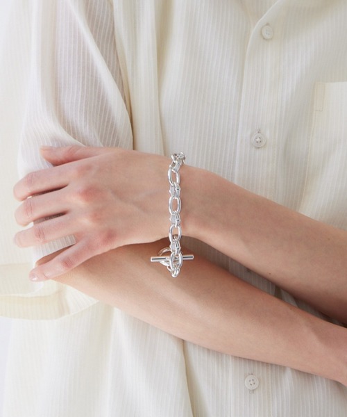LUENNA ブレスレット Oval Double Ring Chain Bracelet / オーバル