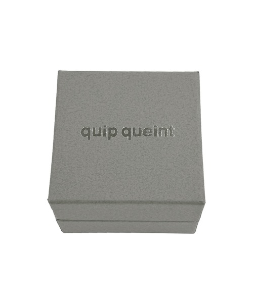 ピアス 「quip queint」off mind hoop pierce/オフ マインド フープ ピアス QU208 レディースの画像