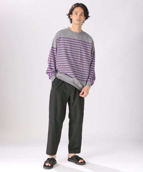 「niko and...」 長(zhǎng)袖Tシャツ MEDIUM グレー メンズ