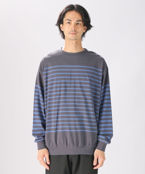 「niko and...」 長(zhǎng)袖Tシャツ MEDIUM グレー メンズ