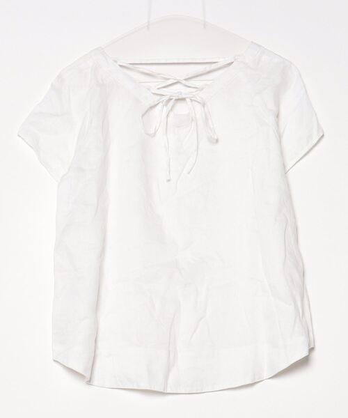「NIMES」 半袖ブラウス ONE SIZE ホワイト レディース_画像2