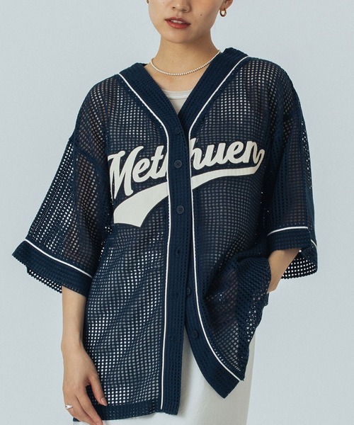 ブラウス シャツ BASEBALL S/S SHIRT レディース