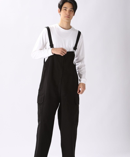 A.P.C. ブラックデニムオーバーオール/S（L相当） niko and… 「niko and」 デニムオーバーオール MEDIUM