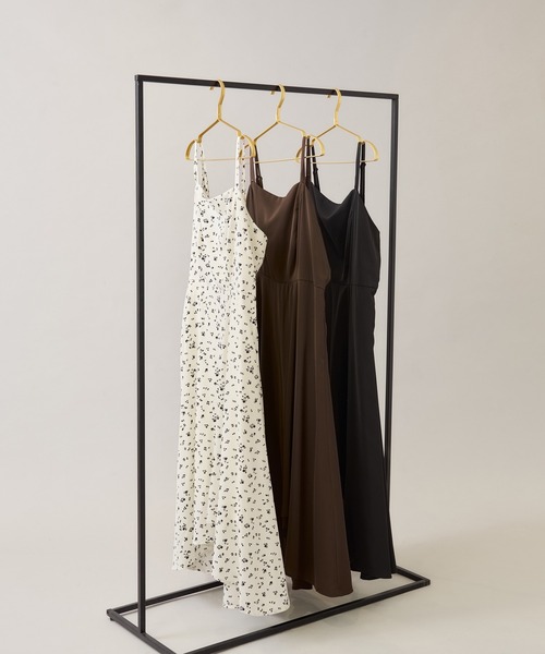 Louiosy（ルオシー） ワンピース 「大きいサイズ」アシメフレアキャミ