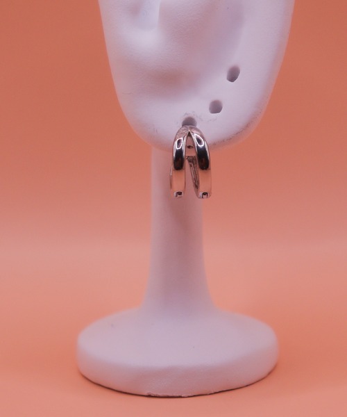 VIBGYOR ピアス 「IZU」 2ラインデザインフープピアス「ユニセックス