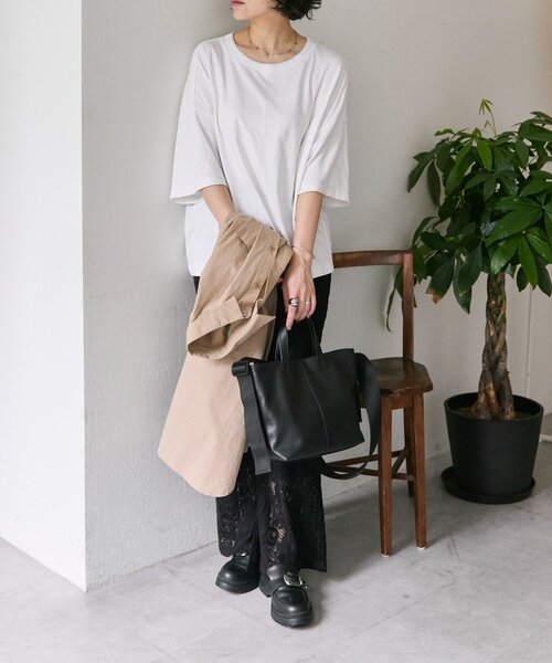 ear PAPILLONNER（イア パピヨネ） トートバッグ ワイドテープトート