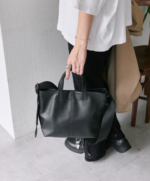 ear PAPILLONNER（イア パピヨネ） トートバッグ ワイドテープトート