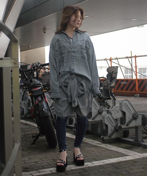 シャツ WAISTCLOTH SHIRT メンズ レディースの画像
