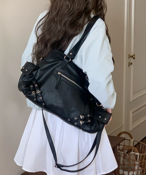 gossip!ロサンゼルス ショルダーバッグ バッグ Y2K大容量レトロ