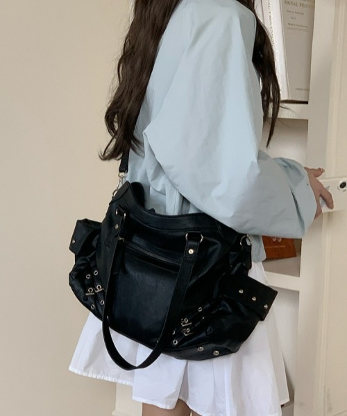 gossip!ロサンゼルス ショルダーバッグ バッグ Y2K大容量レトロ