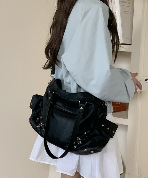 gossip!ロサンゼルス ショルダーバッグ バッグ Y2K大容量レトロ