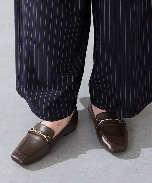 WA ORiental TRaffic パンプス スクエアトゥモチーフバブーシュ