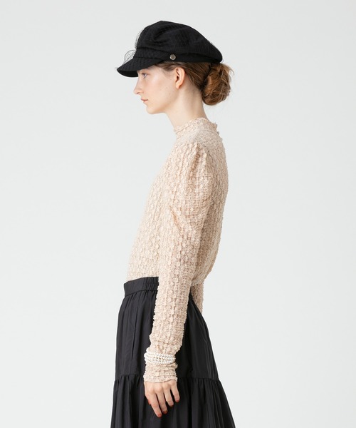 「LOULOU WILLOUGHBY」 長袖カットソー 2 ブラック レディース