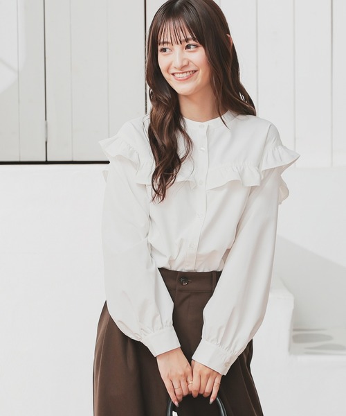 専用出品　フリルブラウス Honeys（ハニーズ） ブラウス シャツ フリルブラウス レディース