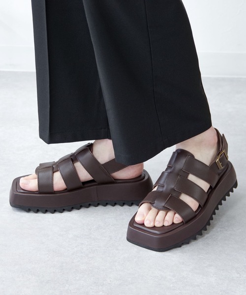 「VARISISTA Global Studio」 サンダル S ブラック メンズ_画像2