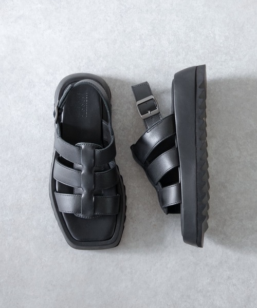 「VARISISTA Global Studio」 サンダル S ブラック メンズ_画像7