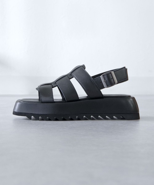 「VARISISTA Global Studio」 サンダル S ブラック メンズ_画像9