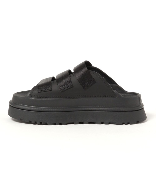 「UGG」 フラットサンダル SMALL ブラック レディースの画像
