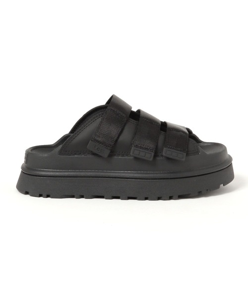 「UGG」 フラットサンダル SMALL ブラック レディースの画像