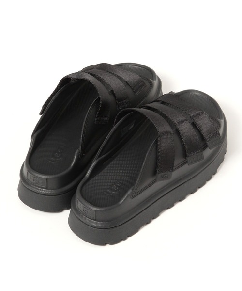 「UGG」 フラットサンダル SMALL ブラック レディースの画像
