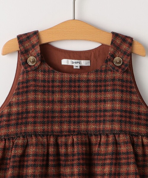 SHIPS（シップス） ワンピース SHIPS KIDS:80〜90cm /ベビー ツイード