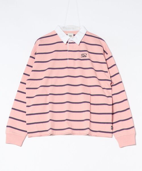 VANS tシャツ VANSアパレル(WJ) ヴァンズ W border rugger shirt