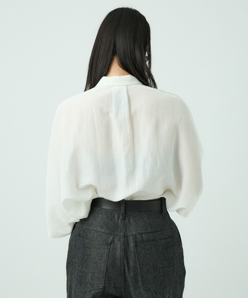 「Chaos」 ドルマンスリーブシャツ FREE ブラック レディース_画像7