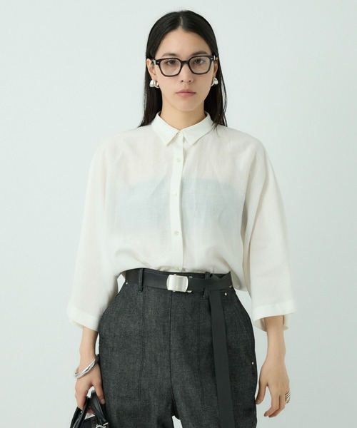 「Chaos」 ドルマンスリーブシャツ FREE ブラック レディース_画像9