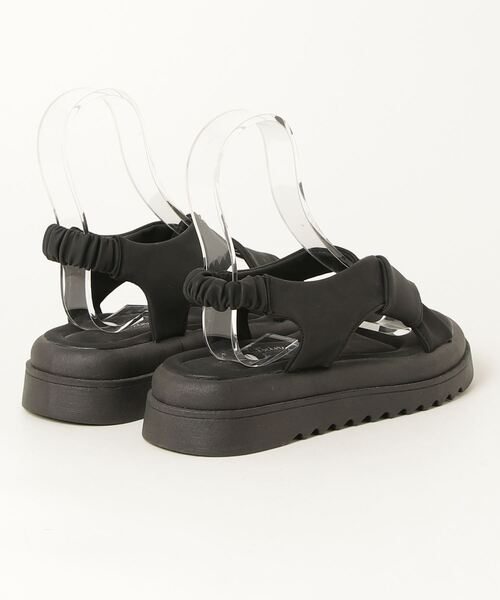 「Miniministore」 「zixin」フラットサンダル 23.0cm ブラック レディース_画像2