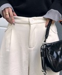 パンツ 「美脚ボトム」ハイウエストコーデュロイ...の詳細画像1